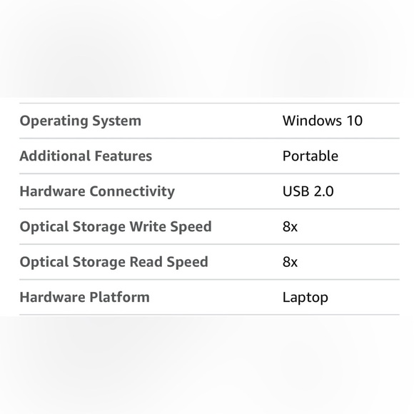 LG SP80NB80 8X External DVD Writer DVD RW DL USB 2.0 Ultra Slim Portable - Picture 3 of 8